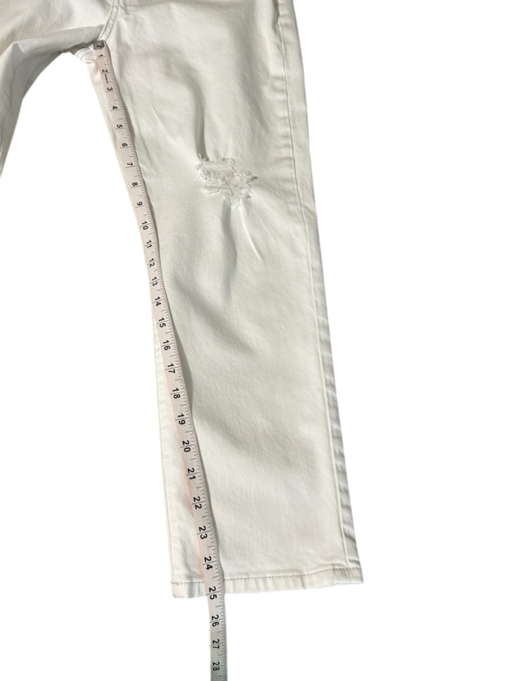 JOE'S Jeans The OG White
Distressed Straight
Leg Jeans Size 29 - Picture 10 of 10